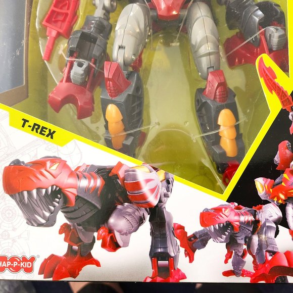 NWT M.A.R.S Robot Transforms to T-Rex Cybrotronix 10"-12" - Picture 3 of 4